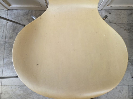 3 Fritz Hansen Butterfly chairs, Dining chairs, Chrome, Wood, Multi Color (photo 8 of 10)