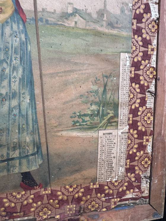 Image 1 of antico dipinto ad acquerello