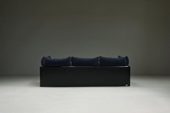 Image 1 of “Down” three-seat sofa by Carlo Bartoli for Rossi di Albizzate, 1970s Italy.