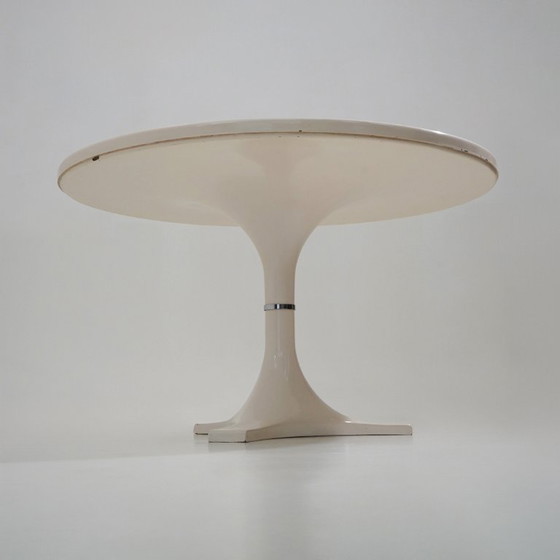 Image 1 of Table with central leg by Ignazio Gardella for Kartell, 1970s