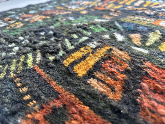 Image 1 of Tapisserie tuftée polonaise « Stara Robota » par Ewa Januszkowska pour ZWW (ca. 1965-1975)