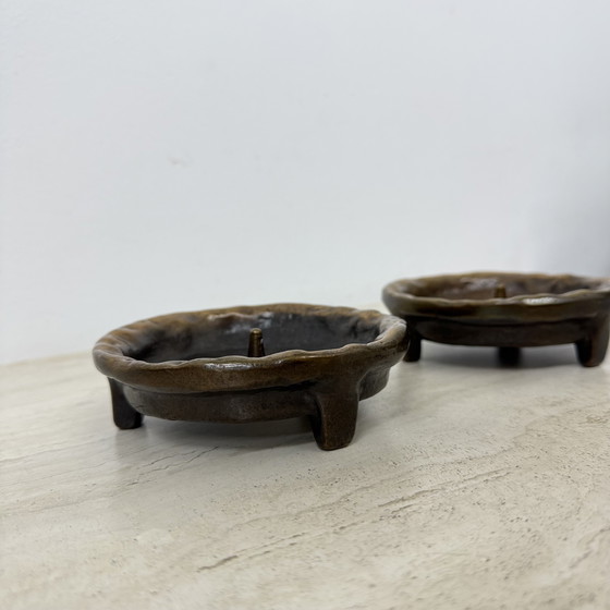 Image 1 of Set van 2 Horst Dalbeck kandelaars, 1970