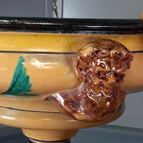 Image 1 of 19th-century ceramic plant hanger