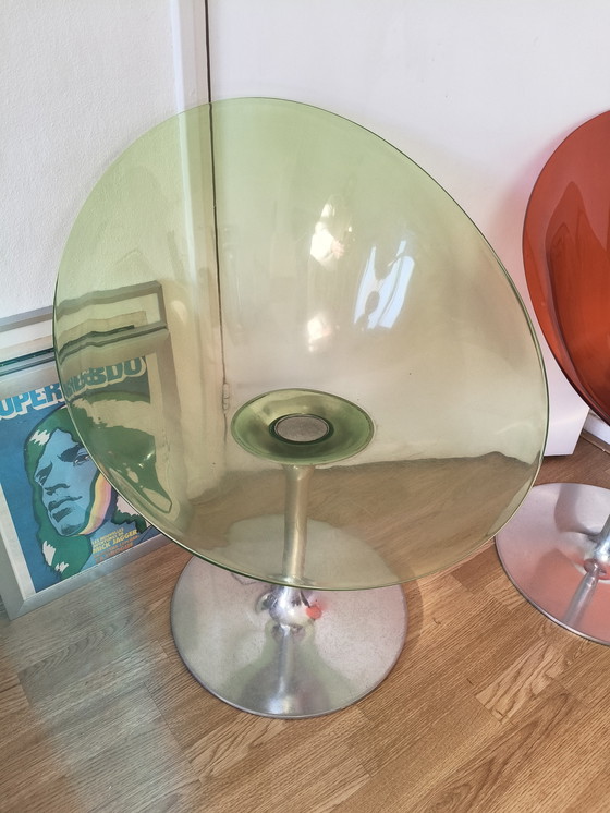 Image 1 of Vintage design draaibare Eros stoelen van Philippe Starck voor Kartell