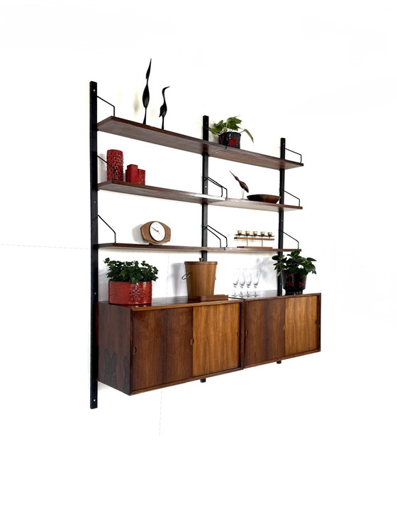 Image 1 of Vintage modular wall system, Poul Cadovius ‘60