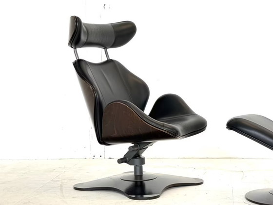 Image 1 of Stokke Varier Tok Leder Design Sessel Toshiyuki Kita Stuhl Relax