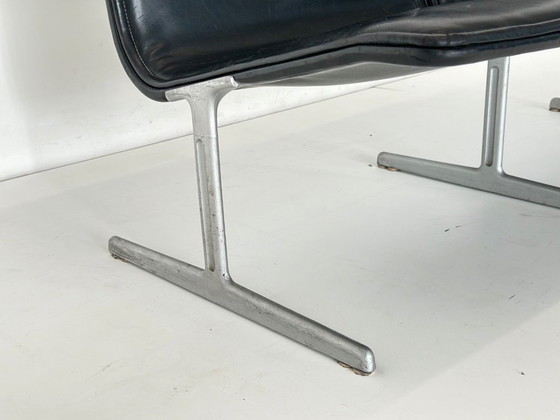 Image 1 of Fauteuil/canapé Dieter Rams 602 Sitbank en cuir Vitsoe Zapf