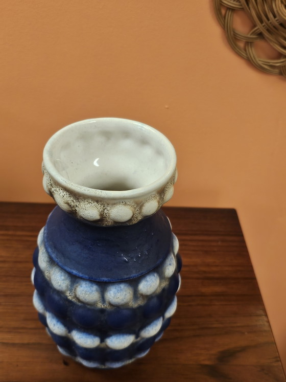 Bay Keramik West Germany 44-20 Vase Vintage Blue – Ceramic (photo 4 of 6)
