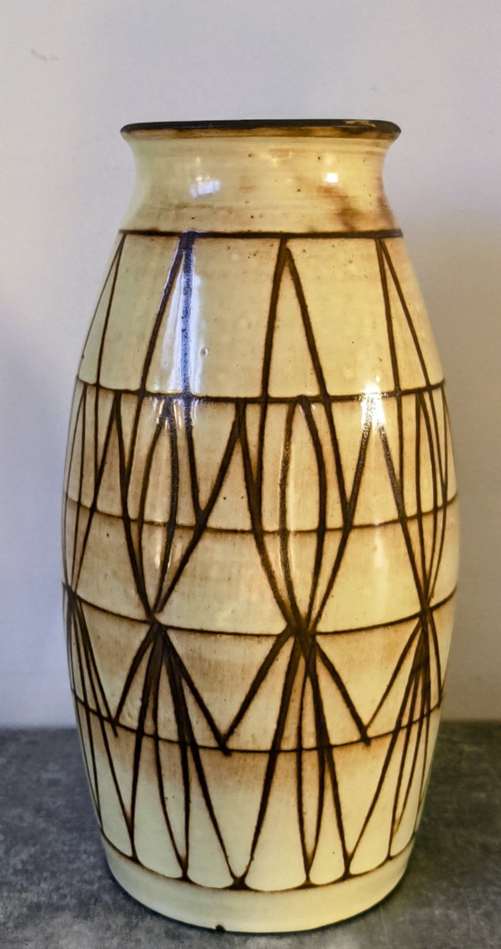 Image 1 of Glazed ceramic Art Deco vase