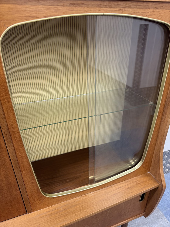 Image 1 of Iconic Teak Mid - Century Vintage Beverage Cabinet from the 1950s.