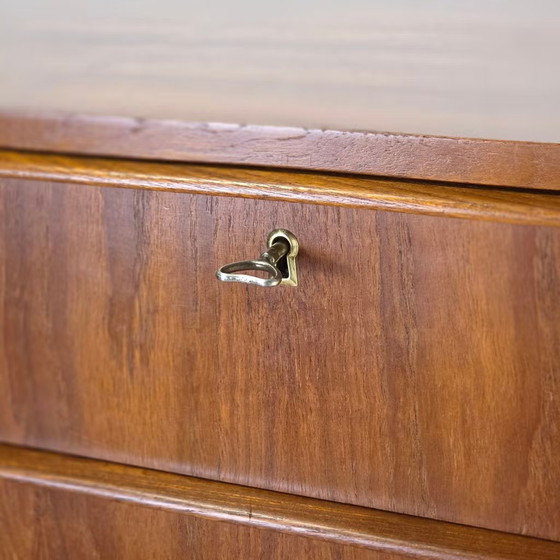 Vintage Danish chest of drawers, tall boy, 8 drawers, teak 1960s – Wood (photo 13 of 16)
