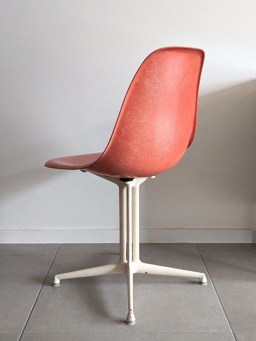 Herman Miller Fiberglas La Fonda Bijzetstoel - Eames