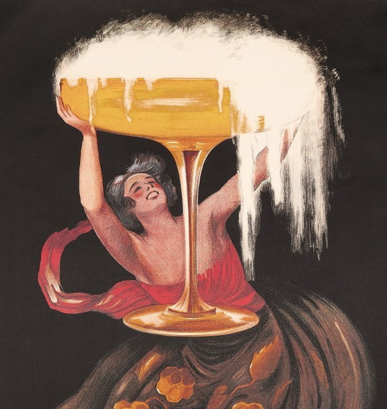 Image 1 of Leonetto Cappiello, c.a. ANNI '80 - CONTRATTO - Affiche pubblicitaria originale vintage