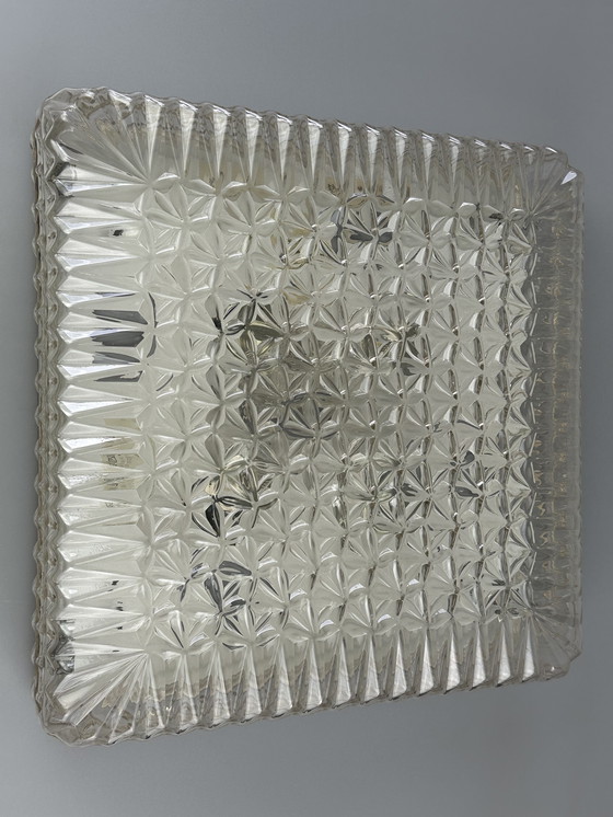 Image 1 of Lampada da soffitto XXL anni '60-'70 Plafoniere in plastica di Ridi Leuchten Germania 