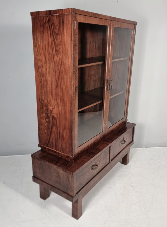 Art Deco Vitrine, 1970er Jahre – Holz (photo 6 of 11)