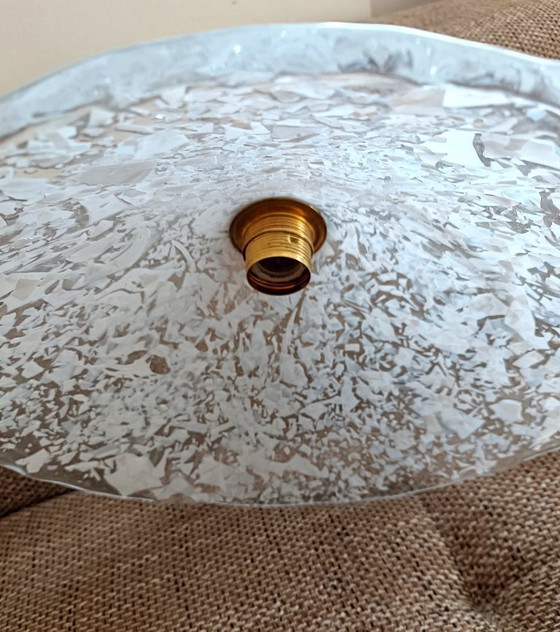 Image 1 of Lustre MURANO à hauteur réglable / Effet glace lumineux Sylcom Nouveau