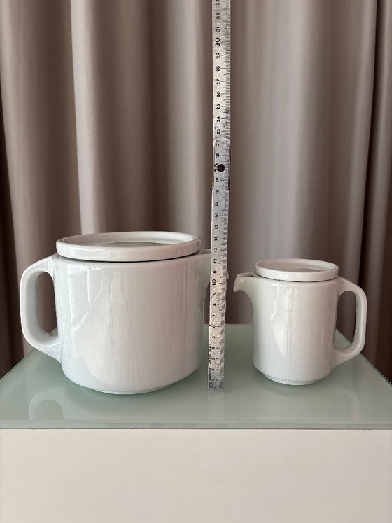 Deux théières en céramique blanche, thomas, Accessoires de table, Modern (photo 5 sur 15)
