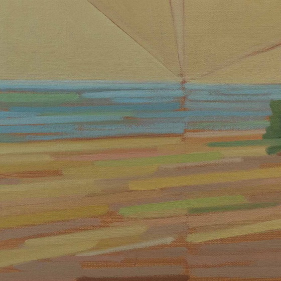 Image 1 of Tussen Hemel en Aarde, olieverf op doek, 83 x 50 cm, Sandra Kolondam