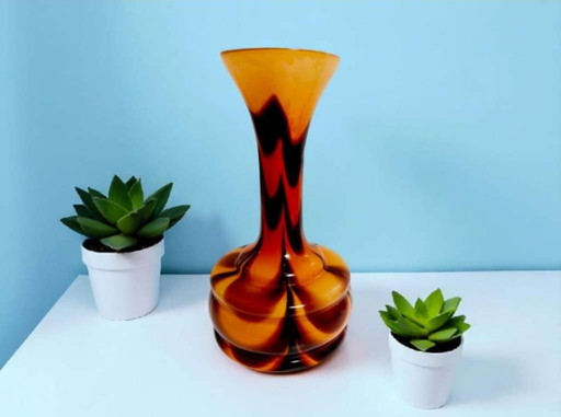Vintage opaline glass vase