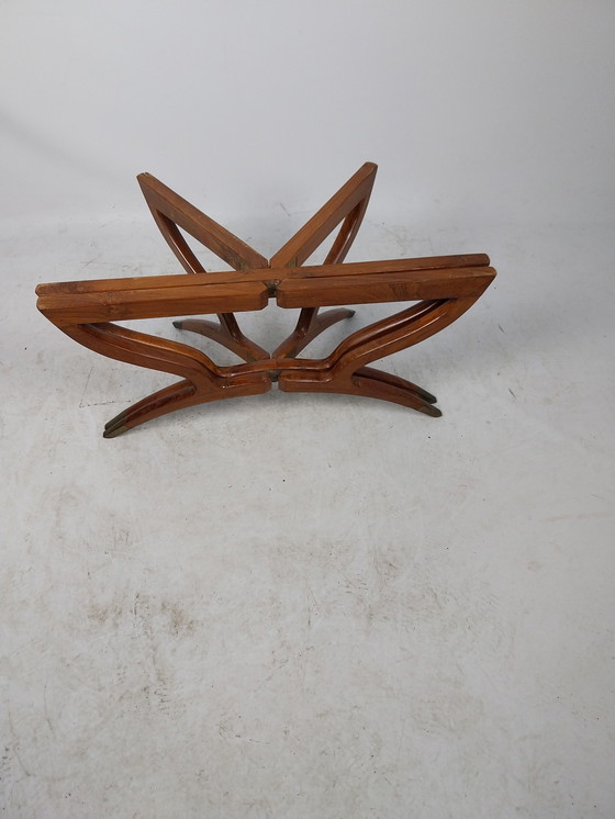 Image 1 of 1 X Round Spiderleg Coffee Table With Copper Top 85Cm