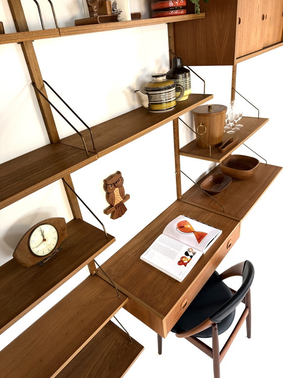 Image 1 of Sistema a parete modulare Vintage XL, sistema PS, Randers '60