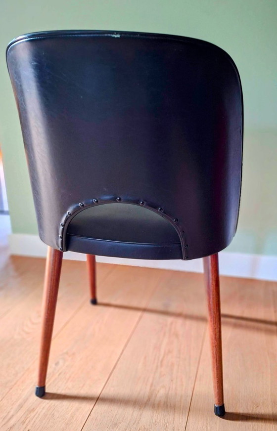 Image 1 of Set of 4 vintage dining room chairs from the 1950s