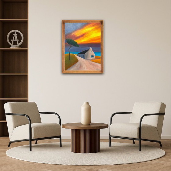 Image 1 of Öl auf Leinwandrahmen 61x46cm.