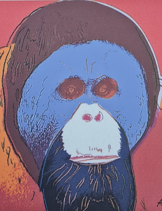 Image 1 of D'après Andy Warhol, Orang-outan, années 1980, lithographie