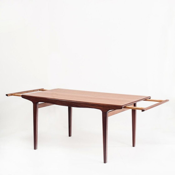 Mesa de comedor extensible de madera, Mesas de comedor, Marrón, Mid Century Modern (foto 4 de 15)