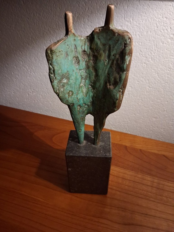 Image 1 of Bronze sculpture "Connectedness" by Dick van Wijk