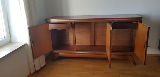 Image 1 of Sideboard, pure Art Deco from France, original, 160x9x50