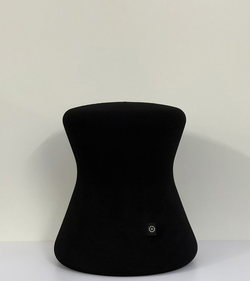FUNGO Design Werner Löffler ergonomic stool / ottoman fabric black