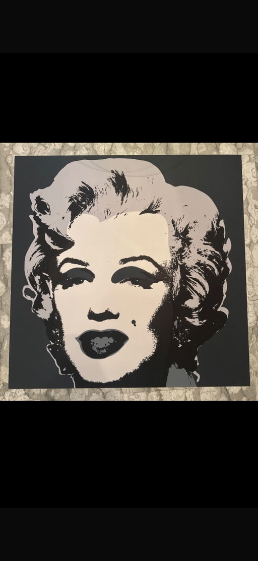 Siebdruck Andy Warhol "Marylin Sunday B. Morning" (Att. To) Cm 91,4 X 91,4