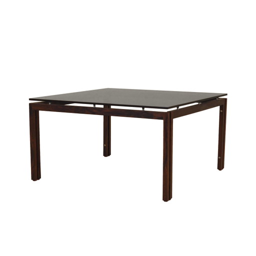Mesa de centro de palisandro, diseño danés, década de 1970, producción: Dinamarca