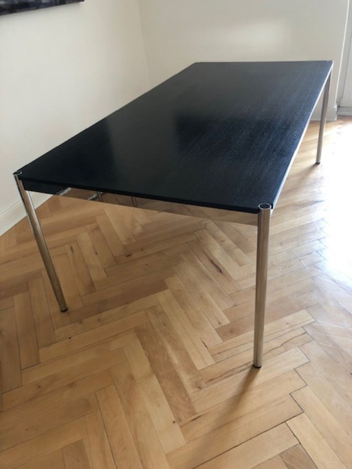 Mesa original USM-Haller de roble negro