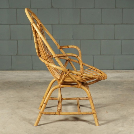 Image 1 of Vintage rotan fauteuil