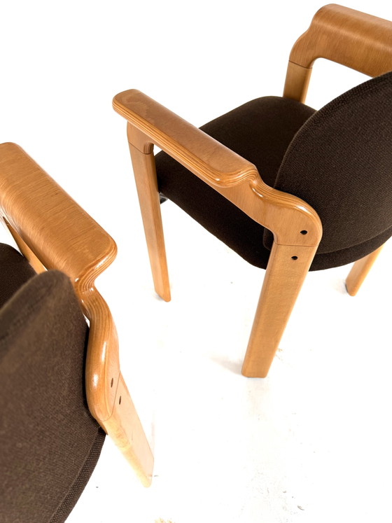 Image 1 of 6x chaise de salle à manger vintage Kusch & Co, Dietiker '70