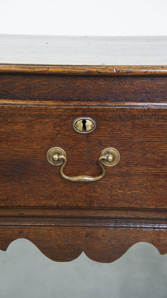 Image 1 of Table d'appoint/meuble de couloir ancien en chêne anglais du 19e siècle