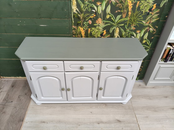 Grey/Green Sideboard – Wood (photo 3 of 8)