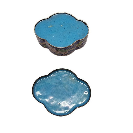 Image 1 of Vintage cloisonné sieradendoosje