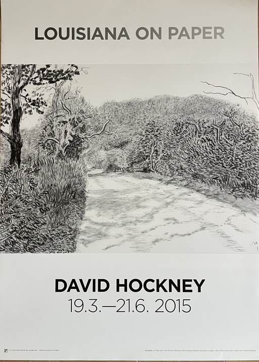 David Hockney, Woldgate, 6-7 mai de L'arrivée du printemps en 2013, Copyright David Hockney