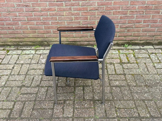 Image 1 of 3 x Vintage Gijs van der Sluis 'Model 60' Armstoel voor 't Spectrum