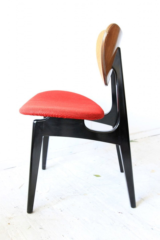 Mid-Century Drop Leaf Table with Butterfly Dining Chairs by E. Gomme for G-Plan, Set of 7 – Dining set (photo 2 of 9)