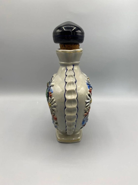 Alte Likörkaraffe aus Keramik – Souvenir aus Friedrichshafen – Deutschland – ca. – Geschirr, Cork, Ceramic (photo 3 of 8)