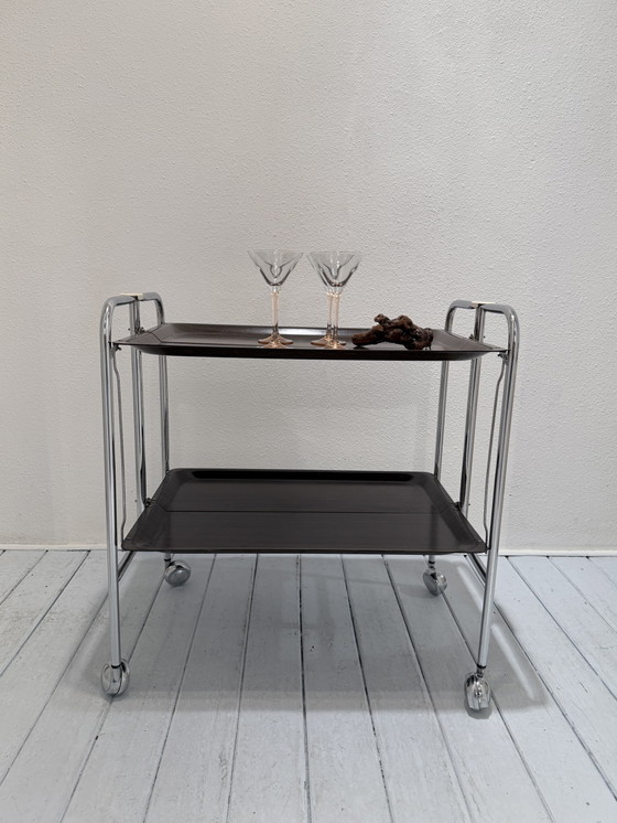 Desserte Vintage Mid-Century Pliante – Chrome, Other (photo 13 of 15)