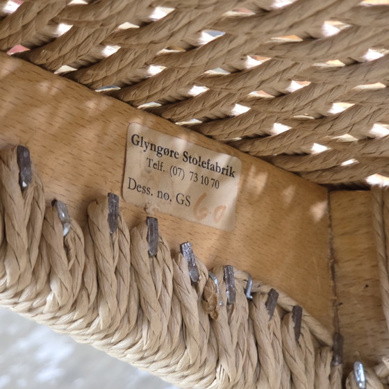 6x Arne Wahl Iversen, GS60 Sedie da Pranzo Danesi Vintage Nuovo Papercord – Wood (photo 11 of 15)
