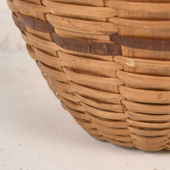 Corbeille à fruits antique (env. 1930), Objets déco, Osier, Marron, Rustic (photo 12 sur 12)