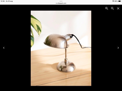 Lampe de lecture en métal, Metek ? Habitat Tommy ? – leeslamp, Metal (photo 2 of 6)