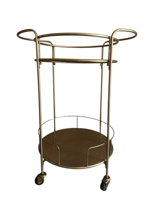 Golden drinks cart