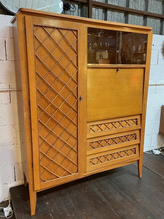 Image 1 of Armoire secrétaire vintage années 1960